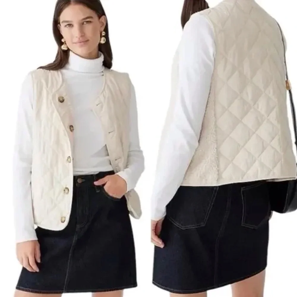 J.Crew Reversible Puffer Vest - Picture 3 of 9